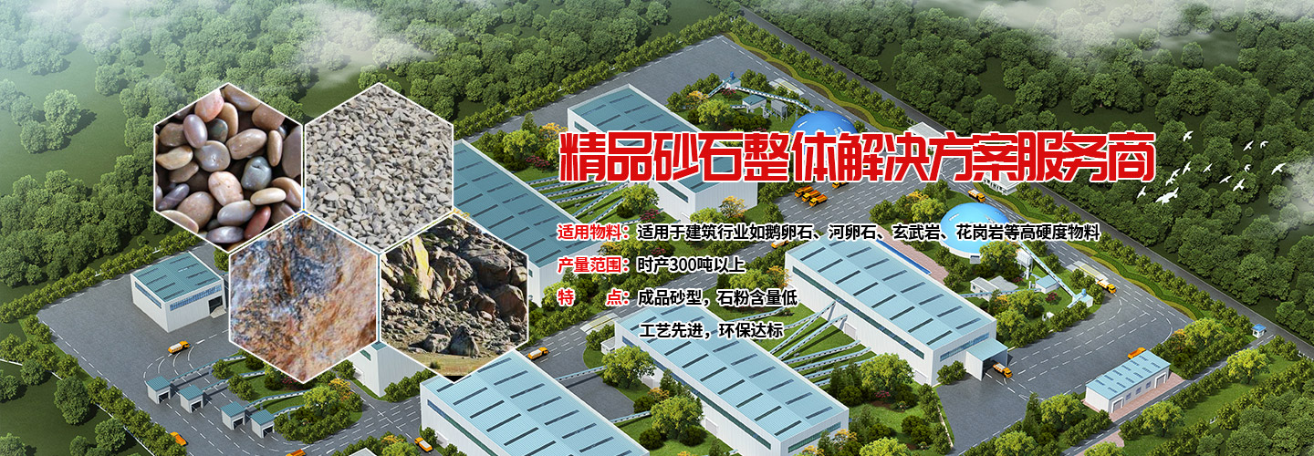 硬岩鹅卵石砂石骨料生产线